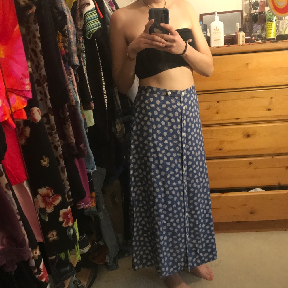 Vintage woolrich long maxi skirt